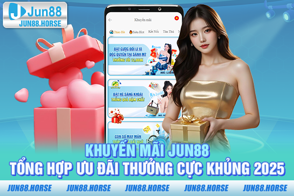 Khuyến Mãi JUN88 - Tổng Hợp Ưu Đãi Thưởng Cực Khủng 2025