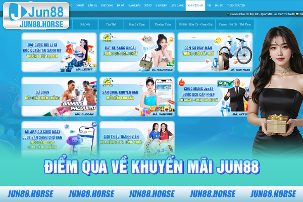 Điểm qua về khuyến mãi JUN88